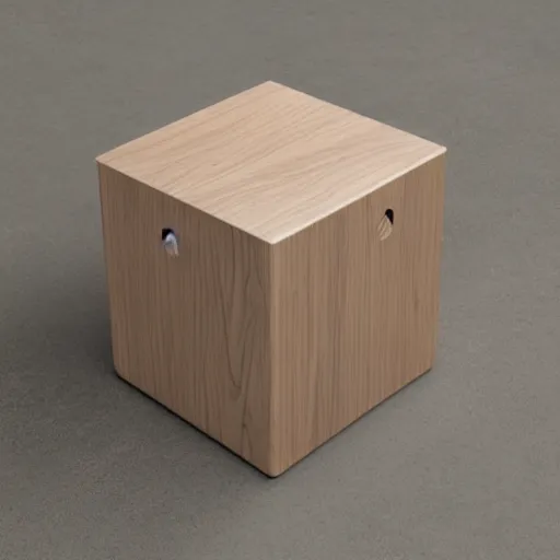 Prompt: cube on table - n 6