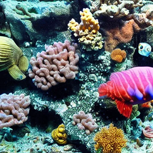 Image similar to deep sea underwater creatures
