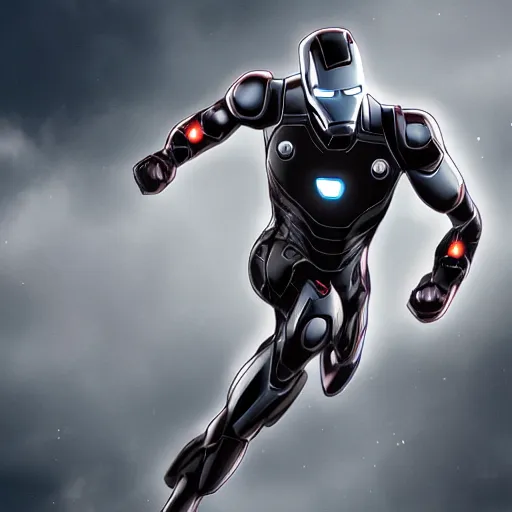 Prompt: photo of a black and silver ironman, highly detailed, 4k