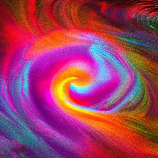 Prompt: iridescent surface, swirling, color, smoke, fluid, highly detailed, hd 4 k 8 k wallpaper, behance