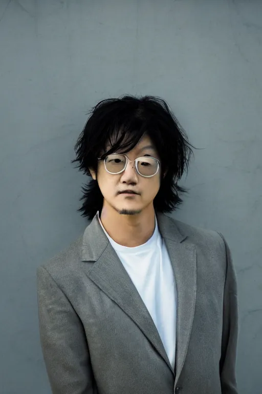 Image similar to a portrait of the people named Jin Akanishi, ambient light, beautiful composition