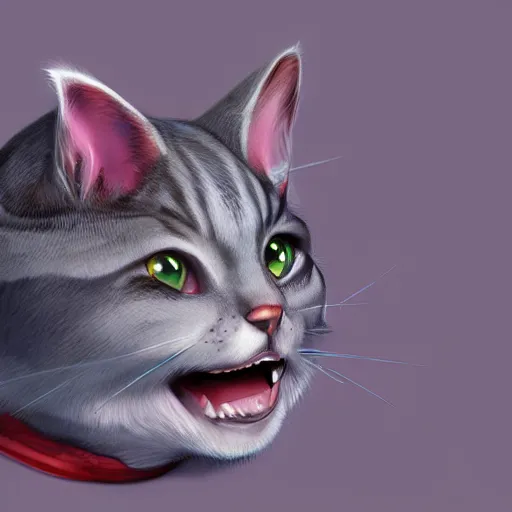 Prompt: portrait of a grey american shorthair cat as teemo from league of legends, digital painting, artwork by ross tran + ramond swanland + liam wong