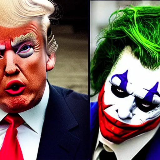 Prompt: Donald Trump as The Joker