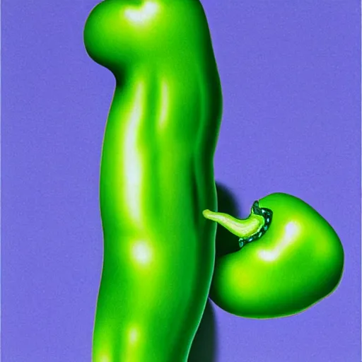 Image similar to jalapeno straw by shusei nagaoka, kaws, david rudnick, airbrush on canvas, pastell colours, cell shaded, highly detailed, intricate background, complex 3 d render, masterpiece