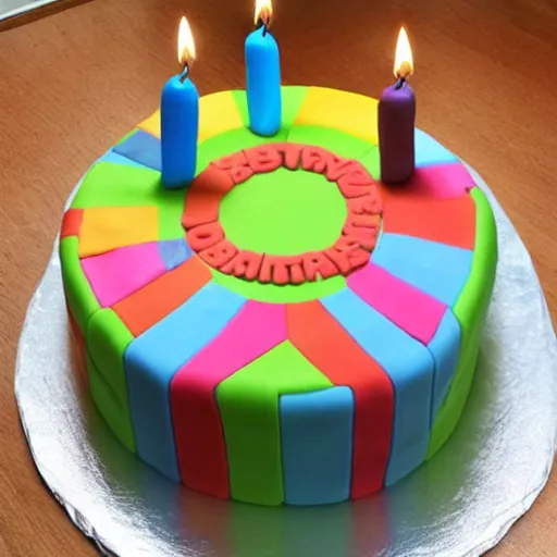 Image similar to a giant birthday cake