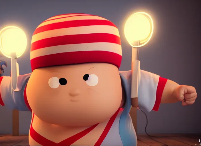 Prompt: captain underpants ( comic ) in real life, cinematic lights, realistic, sharp focus, 8 k high definition, intricate, elegant, perfect faces, symmetrical face, extremely detailed, realistic, masterpiece, octane render