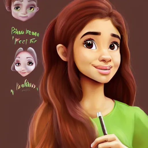 Image similar to Imane Anys, also known as Pokimane. Detailed perfect artbreeder face. Full body digital art. In the style of shrek (2001). trending on artstation