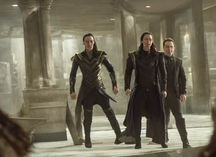 Prompt: still from loki ( 2 0 2 1 ), tv series, cinematic