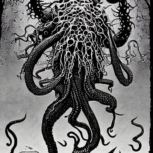 Image similar to Cthulhu by Dan Hillier