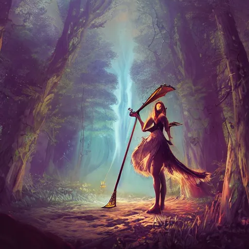 Image similar to Fearie Fox Anthropomorphized, playing Harp in magical forest, magic the gathering artwork, D&D, fantasy, cinematic lighting, centered, symmetrical, highly detailed, digital painting, artstation, concept art, smooth, sharp focus, illustration, volumetric lighting, epic Composition, 8k, art by Akihiko Yoshida and Greg Rutkowski and Craig Mullins, heroic pose, oil painting, cgsociety