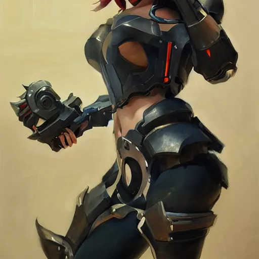 Image similar to greg manchess portrait painting of partially armored lady death as overwatch character, medium shot, asymmetrical, profile picture, organic painting, sunny day, matte painting, bold shapes, hard edges, street art, trending on artstation, by huang guangjian and gil elvgren and sachin teng