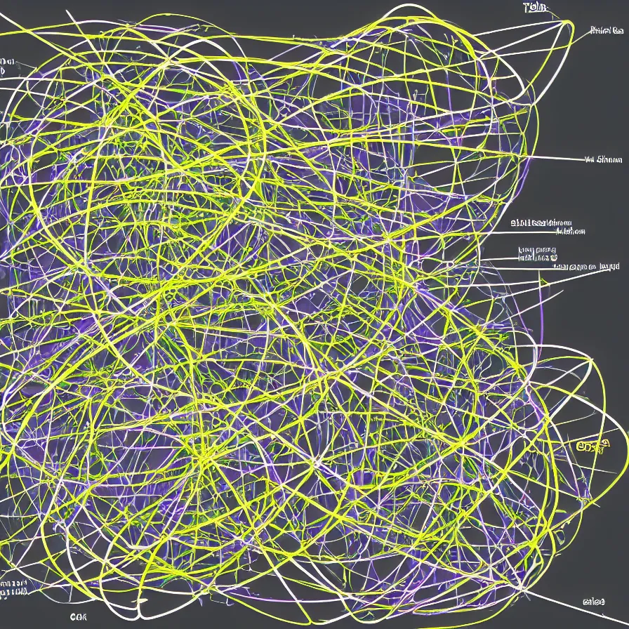 Image similar to schema of the inner workings of an atom and electron wit DNA