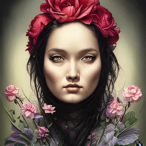 Image similar to Lofi portrait by Tristan Eaton Stanley Artgerm and Tom Bagshaw