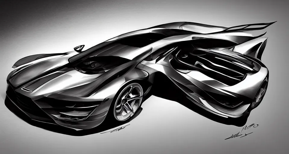 Image similar to Automotive design art, digital art, trending on Behance,