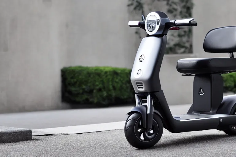 Image similar to a mobility scooter designed and produced by mercedes - benz