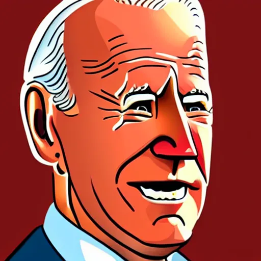 Prompt: portrait of joe biden but as flinstone art style version