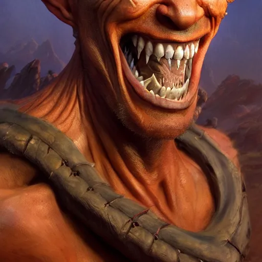 Image similar to a portrait of an skinny orc with a friendly smile, digital painting, artstation, concept art, donato giancola, Joseph Christian Leyendecker, WLOP, Boris Vallejo, Breathtaking, 8k resolution, extremely detailed, beautiful, establishing shot, artistic, hyperrealistic, beautiful face, octane render, cinematic lighting, dramatic lighting, masterpiece