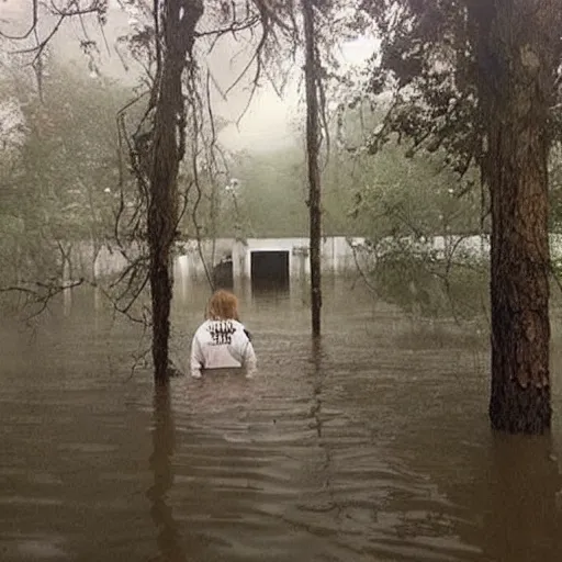 Image similar to Flooded Liminal Spaces trending on /r/creepy