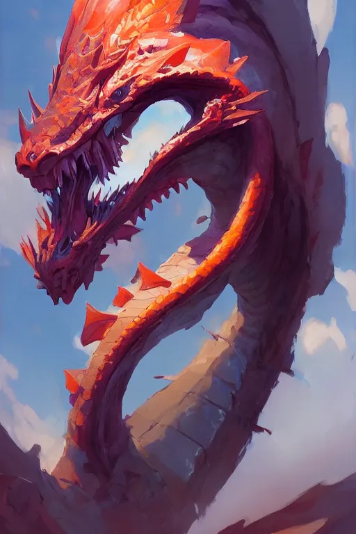 Image similar to portrait of a dragon head , official fanart behance hd artstation by Jesper Ejsing, by RHADS and Makoto Shinkai and Lois van baarle and ilya kuvshinov and rossdraws