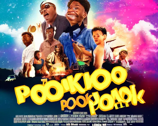 Prompt: movie poster for a movie called pokoanboi