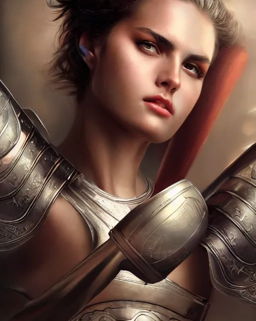 Prompt: a beautiful warrior woman bowling, photo, ultra detail, photoreal, professionally retouched, soft moonlight lighting, shiny plastic armor, realistic, smooth face, goddess, luscious lips, perfect eyes, wide angle, sharp focus on eyes, 8 k high definition, insanely detailed, intricate, elegant, art by artgerm and wlop