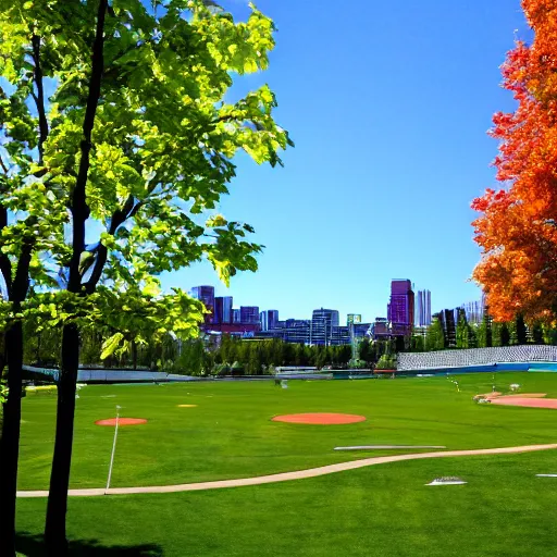 Image similar to a beautiful calgarian park