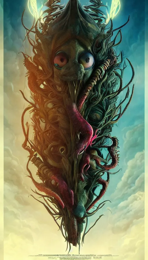 Image similar to exquisite imaginative imposing weird creature movie poster art humanoid anime movie art by : : james jean, imagine fx, weta studio