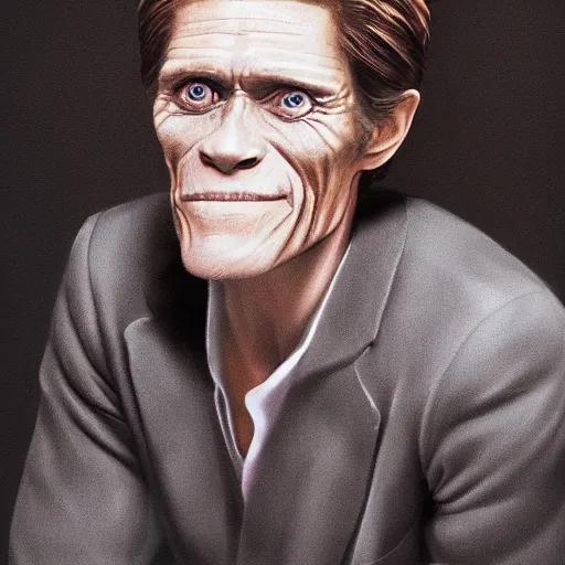 Image similar to a portrait of willem dafoe