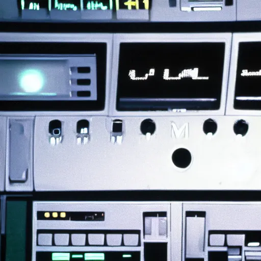 Image similar to computer display from the movie alien 1 9 7 9, close - up of computer screen only