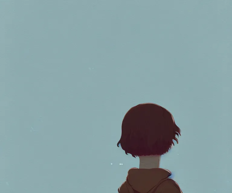 Image similar to stranger things, naturel, art style by atey ghailan, greg rutkowski, greg tocchini, james gilleard, joe gb fenton, in kaethe butcher, dynamic lighting, gradient light blue, brown, blonde cream and white color in scheme, grunge aesthetic