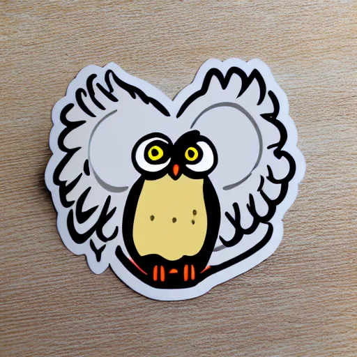 Image similar to love owl sticker