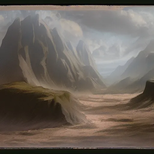 Image similar to a matte painting of nothing