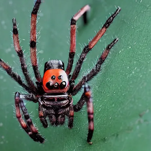 Image similar to the most frightening spider anyone has ever seen. ultra realistic, hyper realistic, macro photography