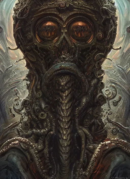 Prompt: digital _ painting _ of _ lovecraftian gods _ by _ filipe _ pagliuso _ and _ justin _ gerard _ symmetric _ fantasy _ highly _ detailed _ realistic _ intricate _ port