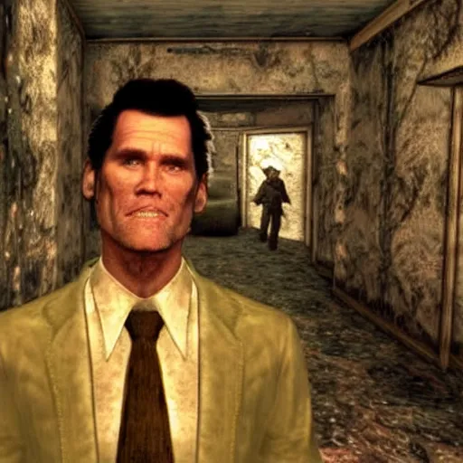 Image similar to jim carrey in fallout new vegas, game still