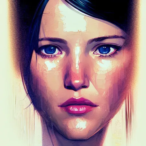 Prompt: jennifer garner portrait as manga girl, realistic shaded perfect face, fine details. anime. realistic shaded lighting poster by ilya kuvshinov katsuhiro otomo ghost - in - the - shell, magali villeneuve, artgerm, jeremy lipkin and michael garmash and rob rey