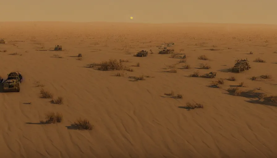 Image similar to washington dc in mad max, tons of sand, sandstorm, sand dunes, hyperdetailed, artstation, cgsociety, 8 k