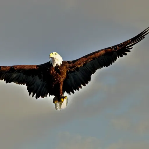 Image similar to an eagle that looks like a fighter jet
