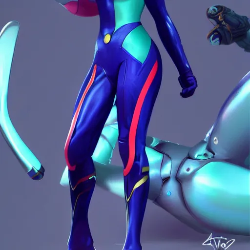 Image similar to Samus Aran Zero Suit Metroid By Protomonkey Art 3d Cgsociety by Artgerm, Space Traveler, Wenjuinn