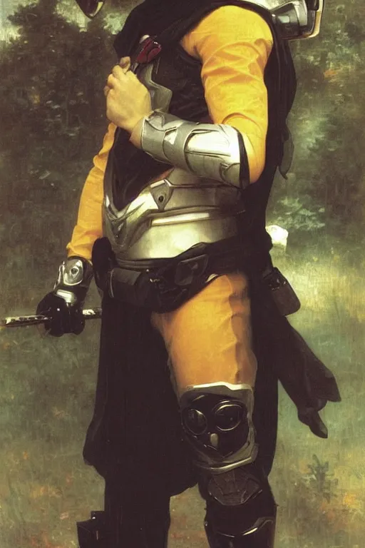 Image similar to portrait of a kamen rider, majestic, solemn, by bouguereau
