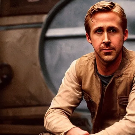 Image similar to ryan gosling as luke skywalker