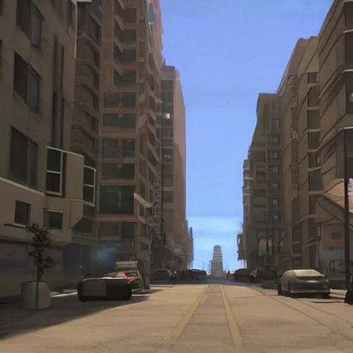 Prompt: a screenshot of the streets of toronto anime style, volumetric light, artwork by barclay shaw