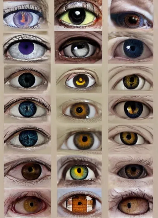 Human Eyes Vectors Eye types collection Eye shapes Eye -  Portugal