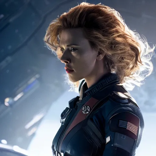 Image similar to a still of Scarlett Johansson in The Expanse (2015)