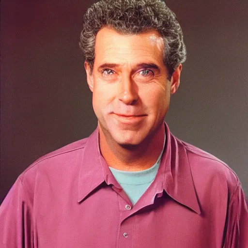 Prompt: person who looks like a mix between jerry, kramer, elaine, and george