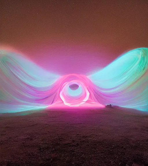 Image similar to lokah samastah sukhino bhavantu, light painting, iridescent, volumetric lighting, majestic light, ethereal, hyperrealistic, epic, masterpiece, by reuben wu