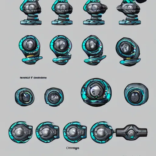 Prompt: a wrist - mounted weapon with a wide aperture for firing rings of energy, glowing accents, concept art