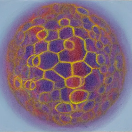 Prompt: oil painting of the 4-dimensional 600-cell that appeared in a vision to Ezekiel