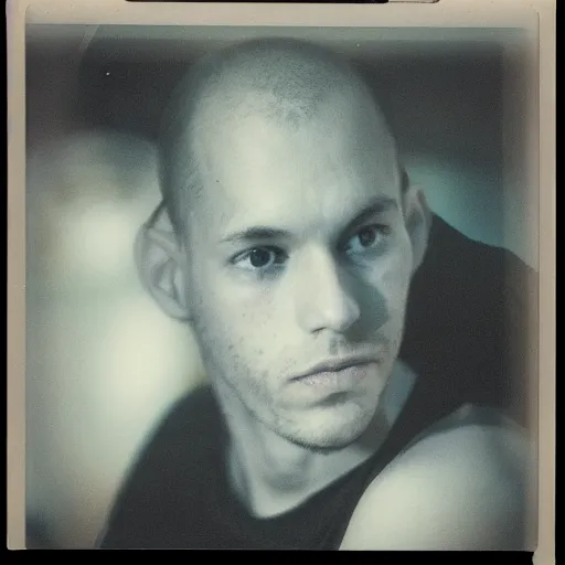 Prompt: an esports pro, portrait, polaroid, by wolfgang tillmans