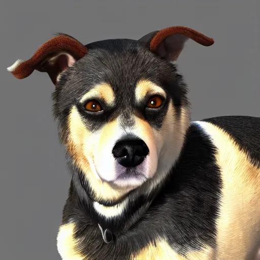 Image similar to a dog named Loki, realistic, photorealistic, 4K